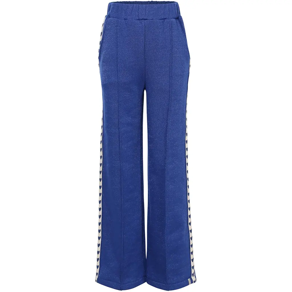 Broek lurex (kobalt blue)