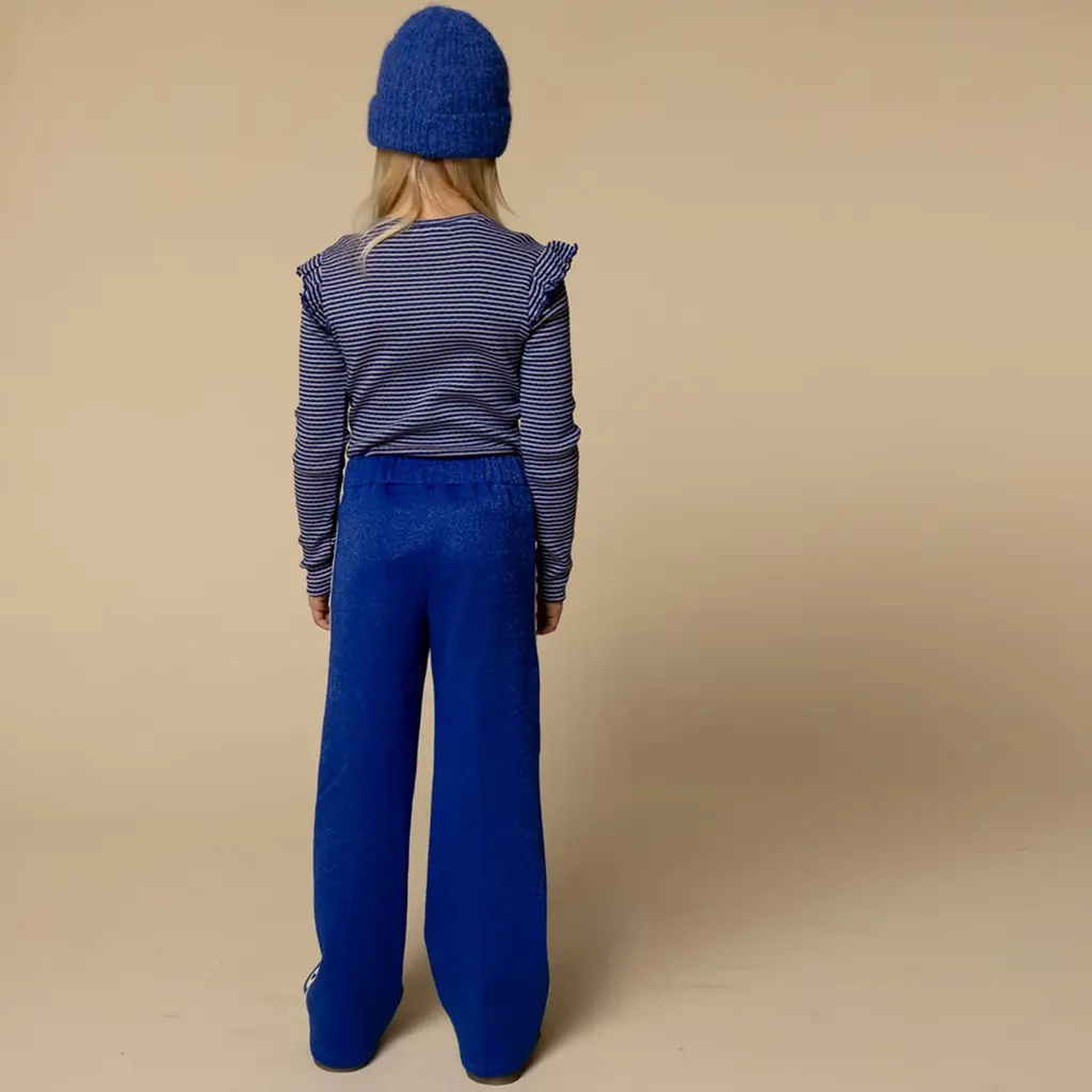 Broek lurex (kobalt blue)