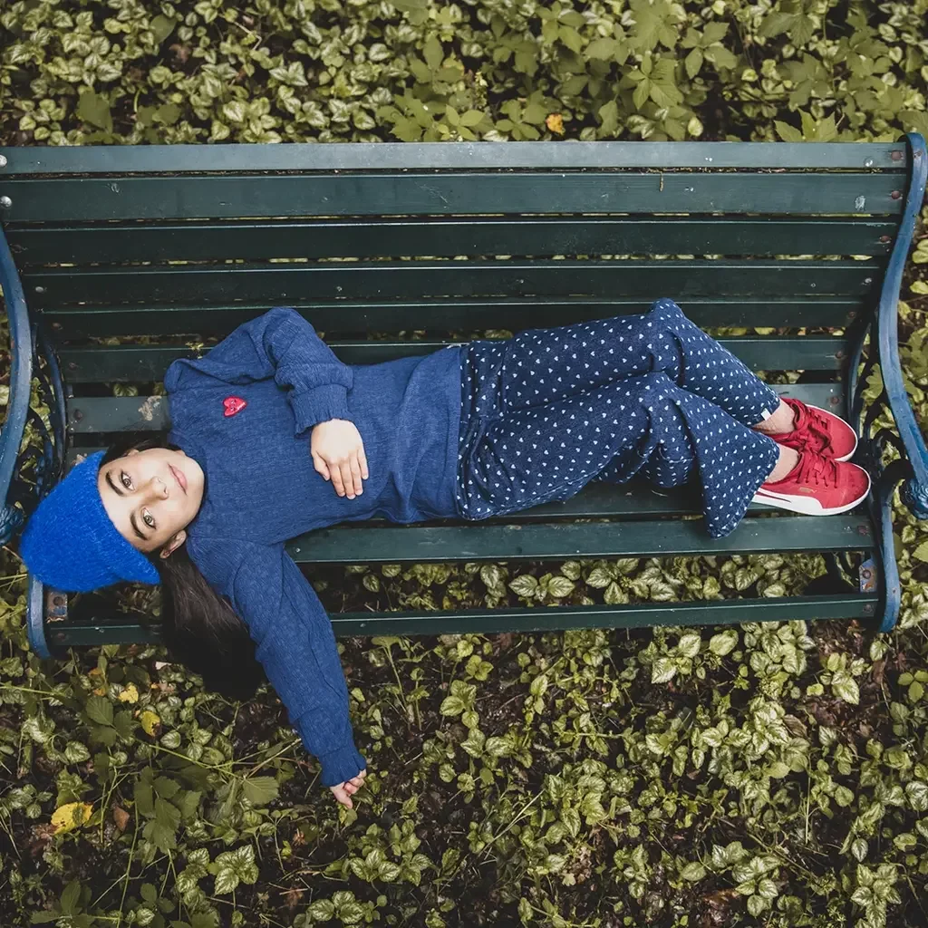 Spijkerbroek wide fit (denim hearts)