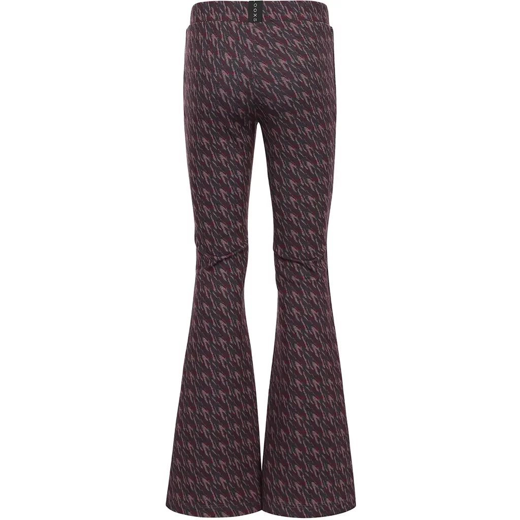 Broek flared (rose camouflage)