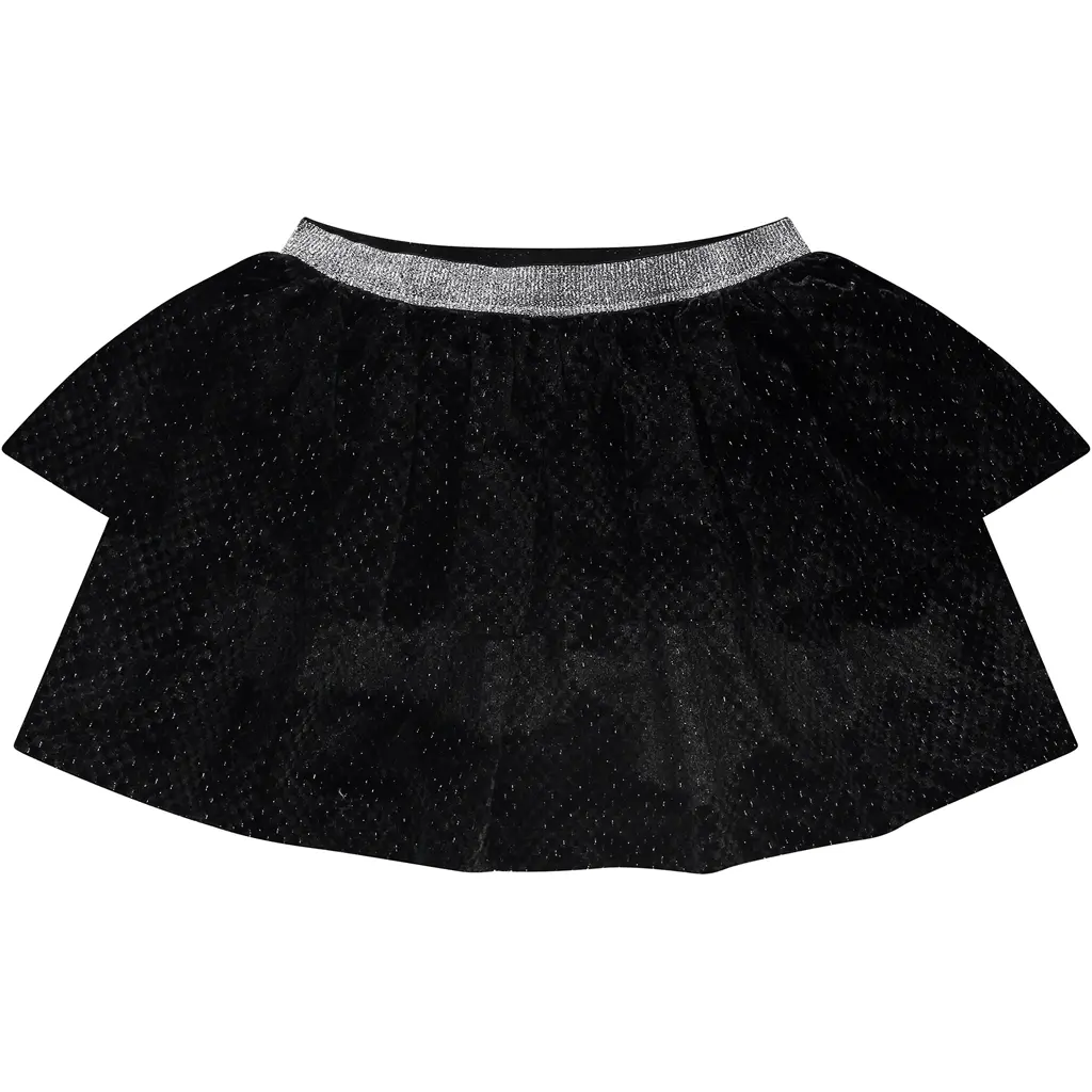 Rokje velvet glitter (blackboard)