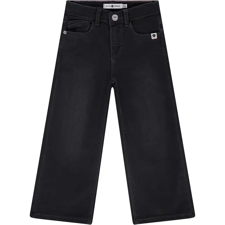 Spijkerbroek wide fit (dark grey denim)