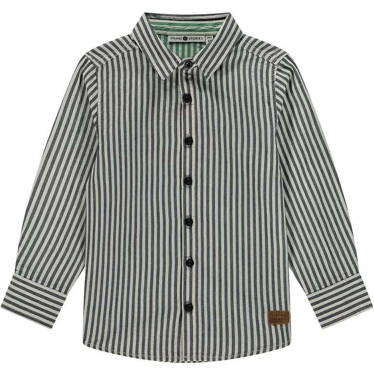 Overhemd stripes (dark blue)
