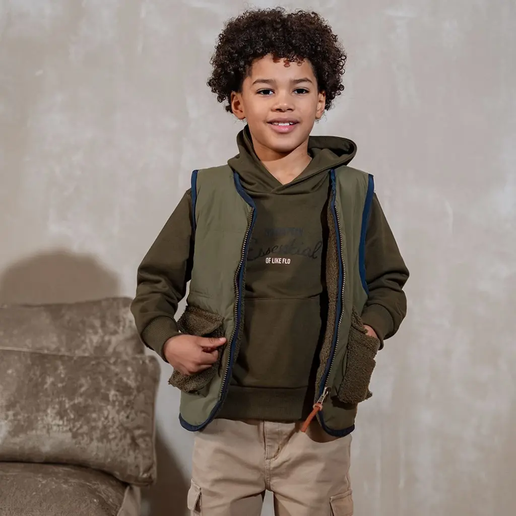 Trui hoodie Dail (army)