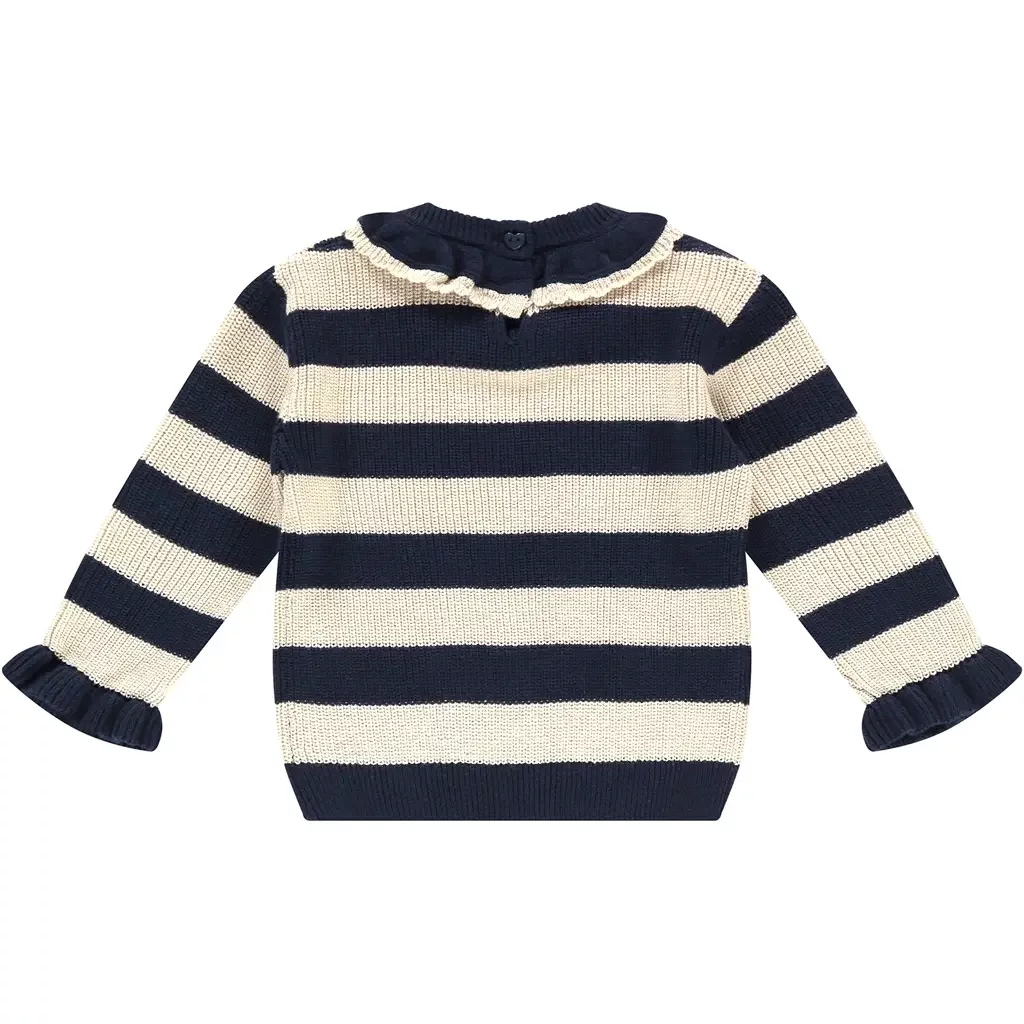 Gebreid truitje (indigo)