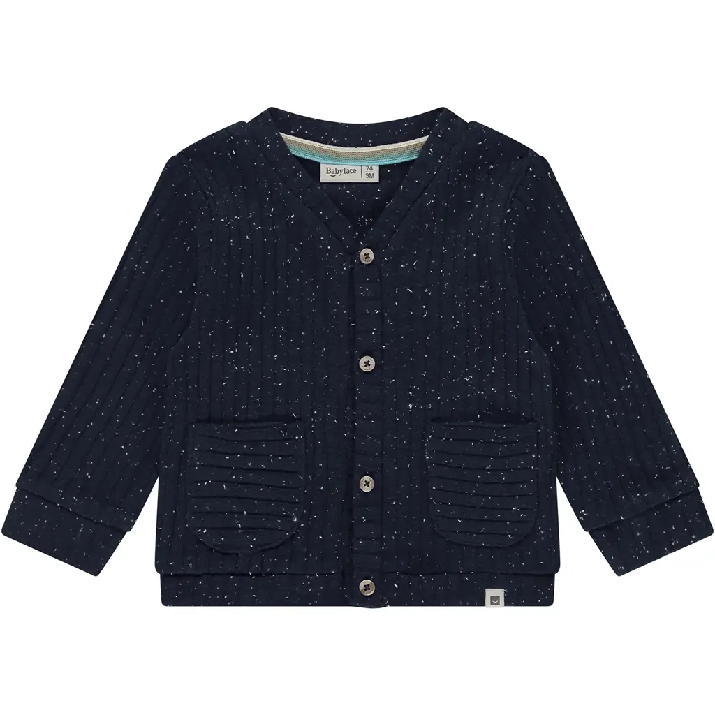 Gebreid vestje (dark blue)