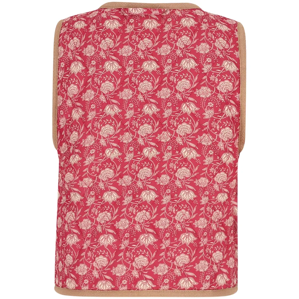 Gilet Katya REVERSIBLE (cerise pink)