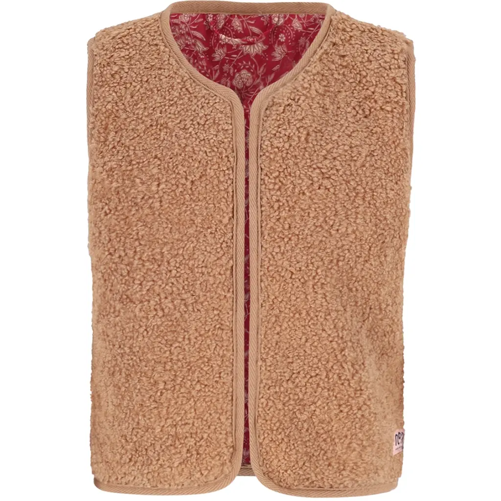 Gilet Katya REVERSIBLE (cerise pink)