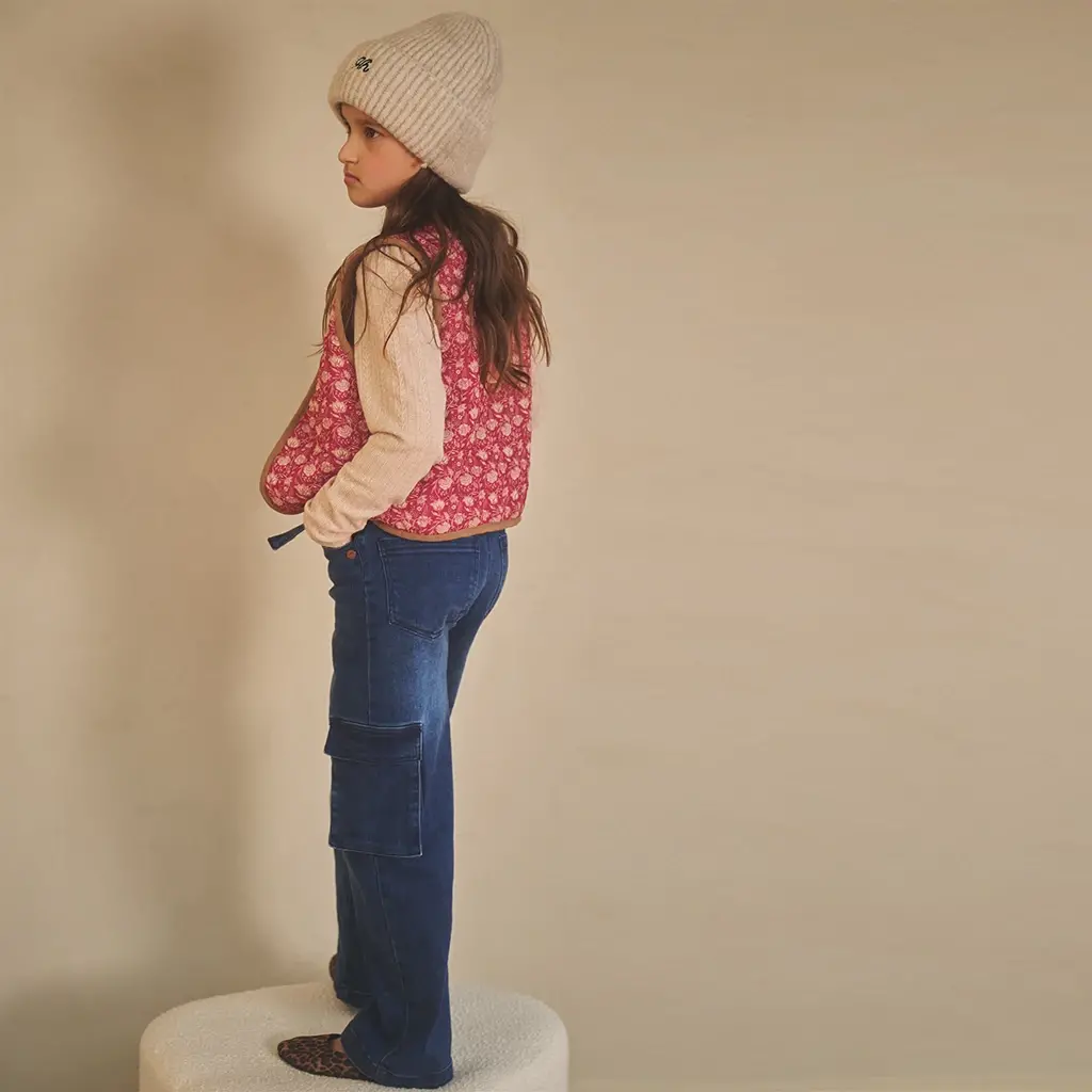 Gilet Katya REVERSIBLE (cerise pink)