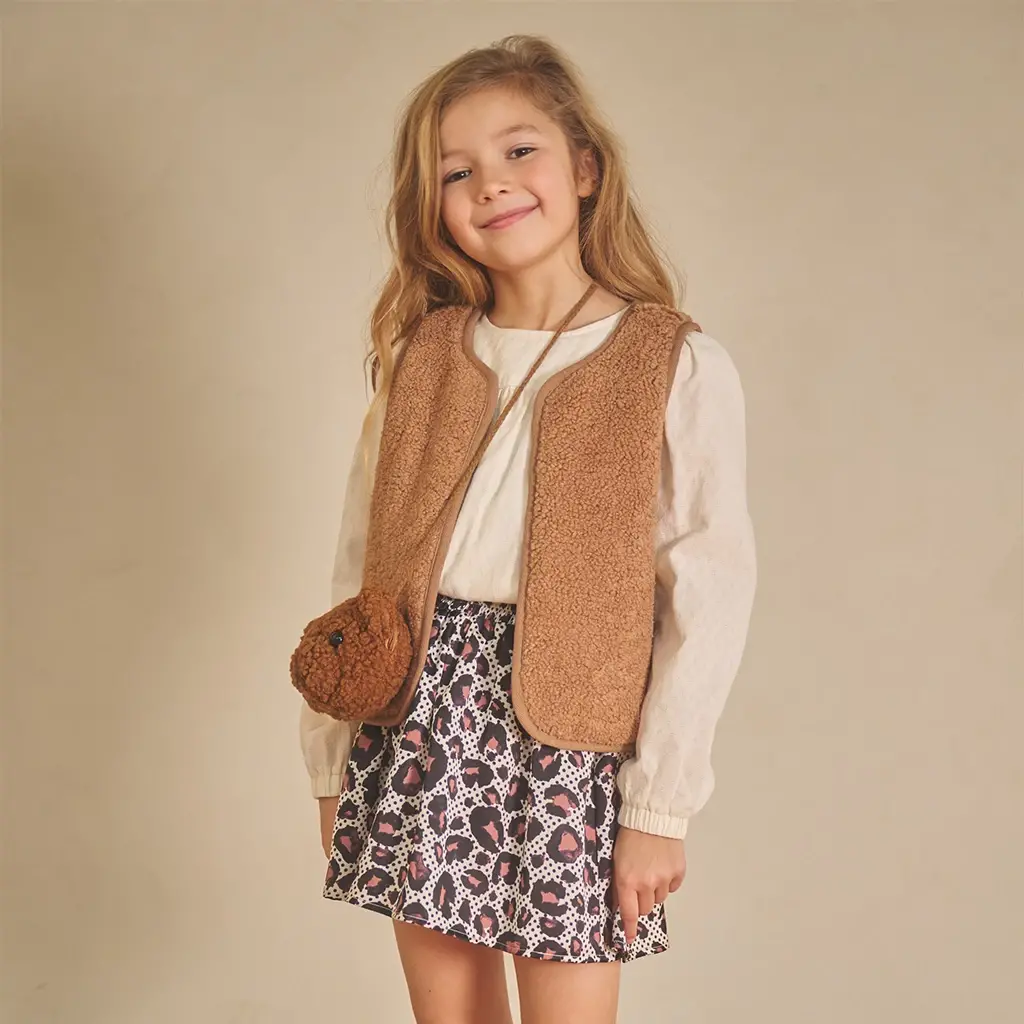 Gilet Katya REVERSIBLE (cerise pink)