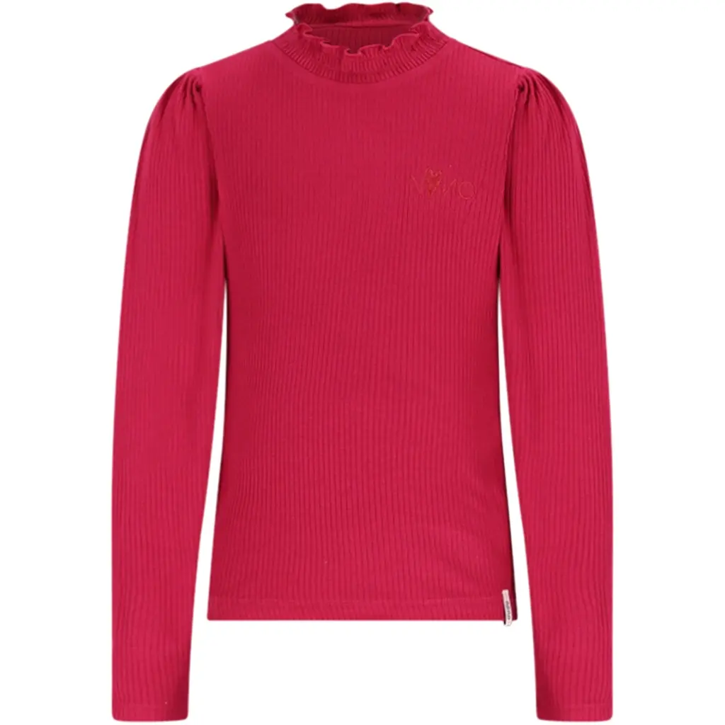 Longsleeve Koss rib (cerise pink)