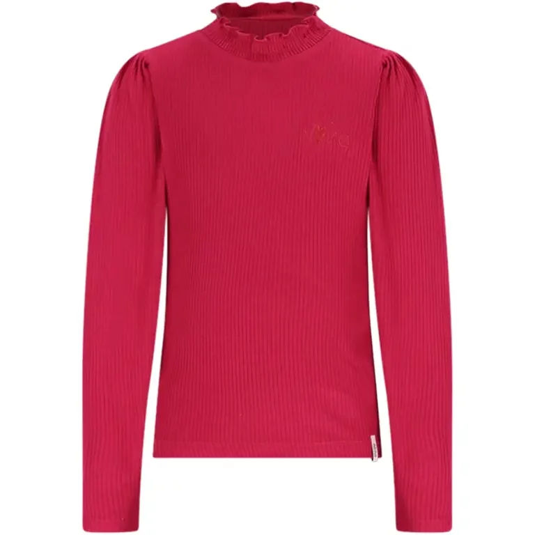 Longsleeve Koss rib (cerise pink)