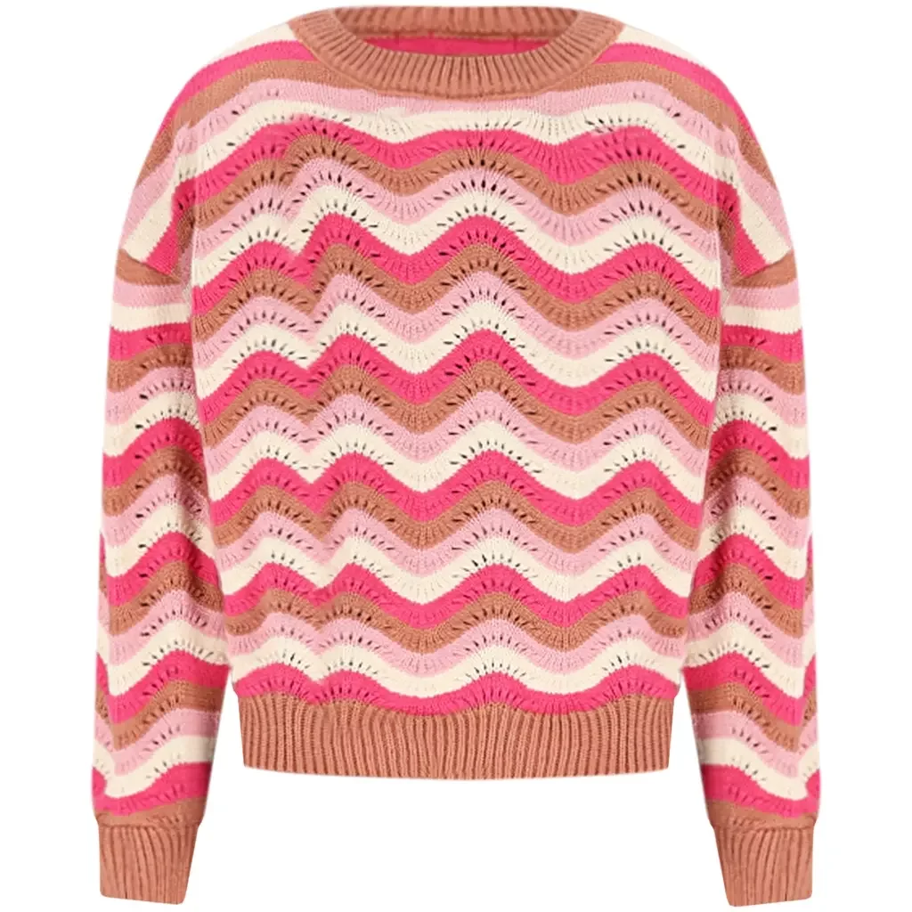 Gebreide trui Kessy (taupe)