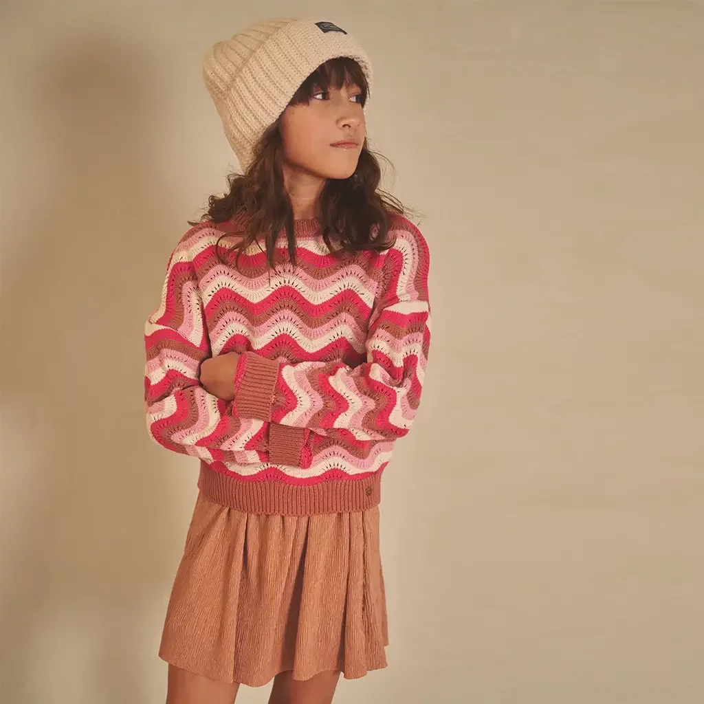 Gebreide trui Kessy (taupe)