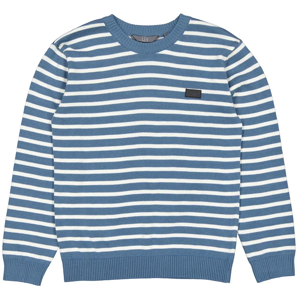 Trui Vermont (aop blue stripe)