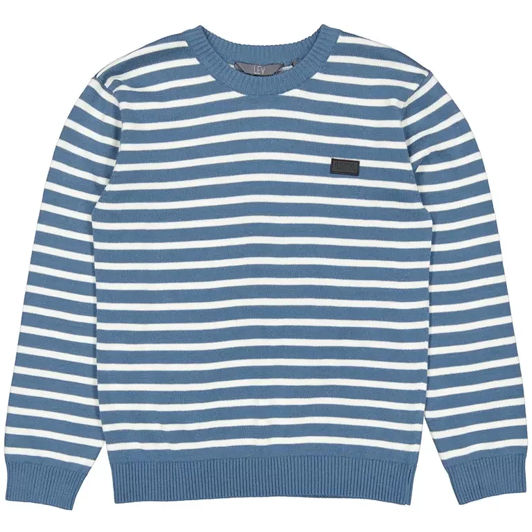 Trui Vermont (aop blue stripe)
