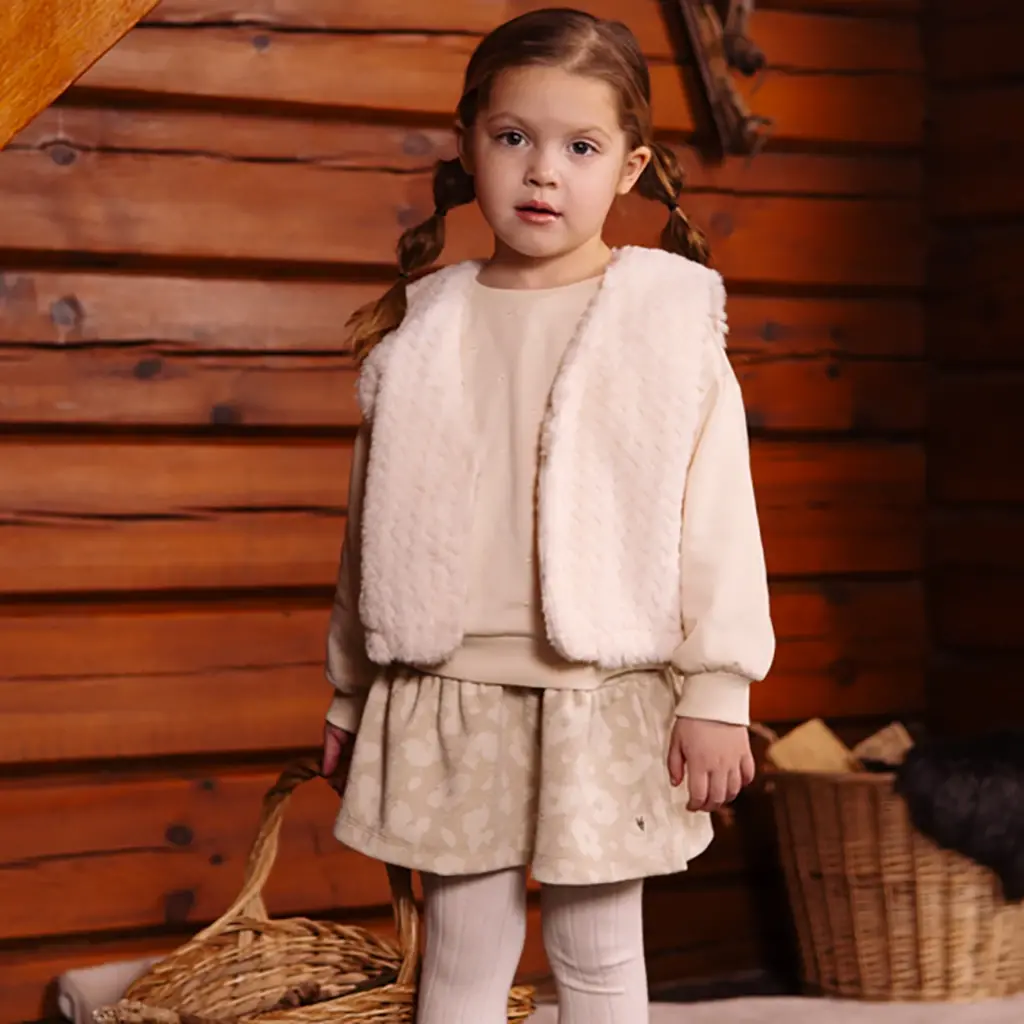 Rokje Violet (aop white animal)