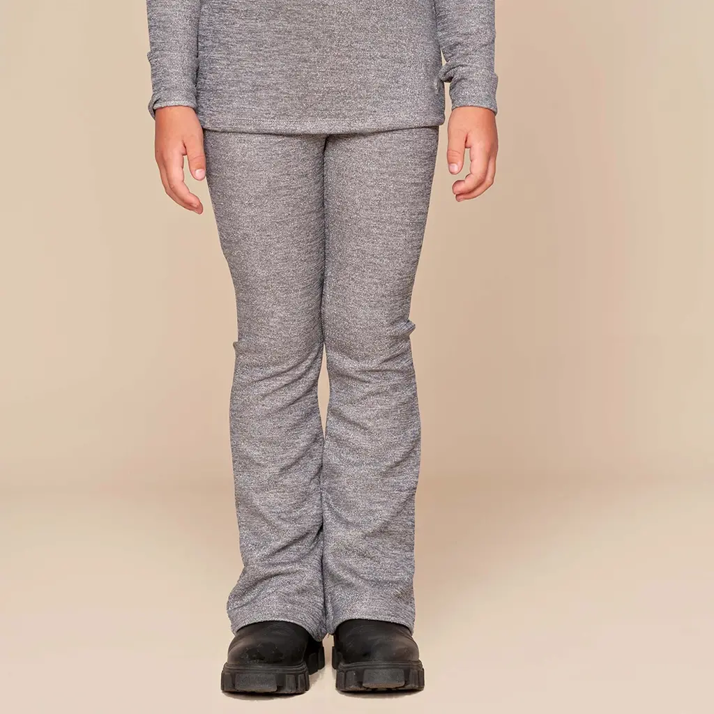 Broek Hiltje flared (light grey)