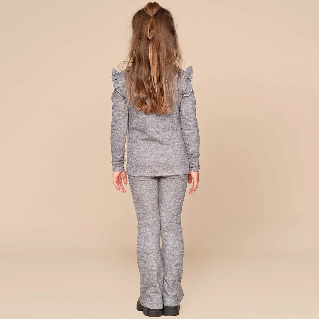 Broek Hiltje flared (light grey)