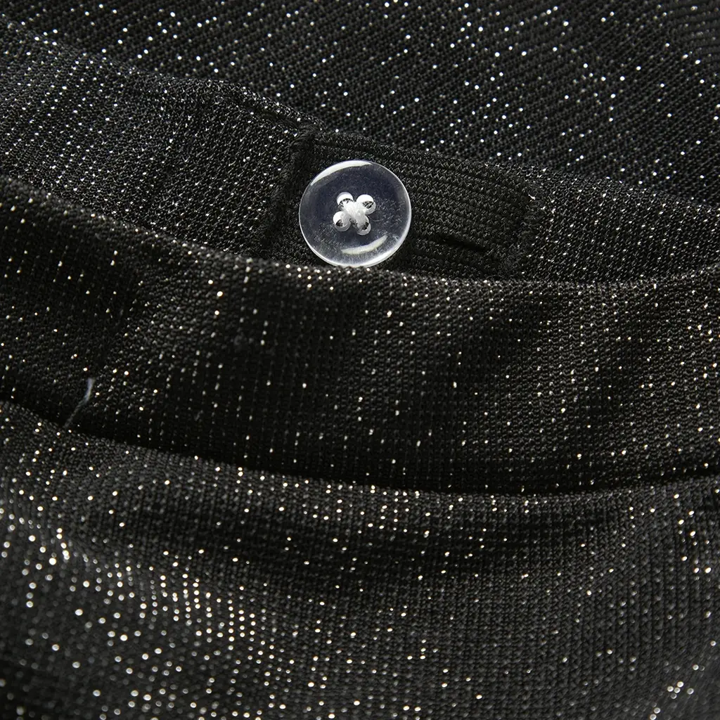 Broek glitter BOOTCUT Roisin (black)