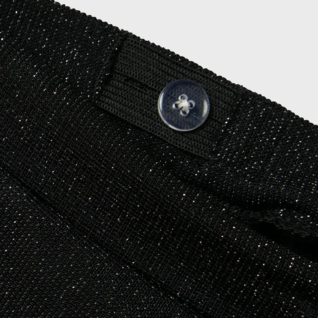 Broek glitter BOOTCUT Roisin (black)