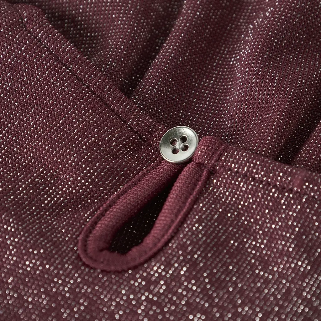 Jurk glitter Roisin (burgundy)