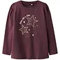 Name It Longsleeve Star (burgundy)