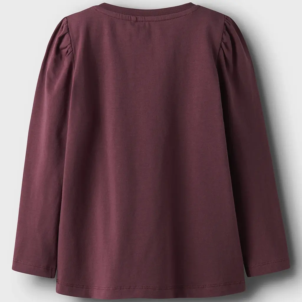 Longsleeve Star (burgundy)