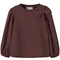 Name It Top glitter Roisin (burgundy)