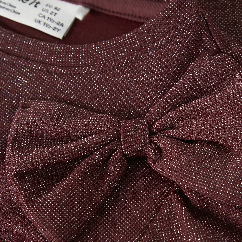 Top glitter Roisin (burgundy)