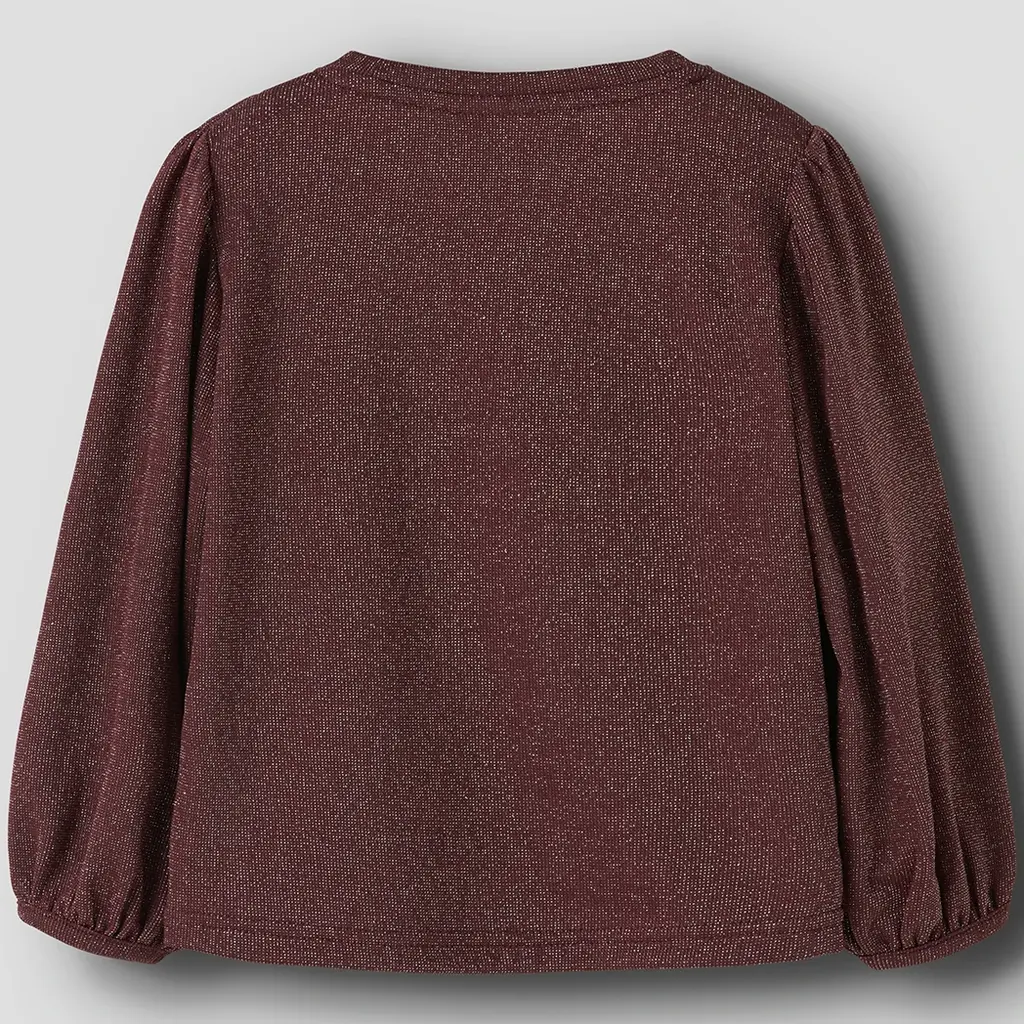 Top glitter Roisin (burgundy)