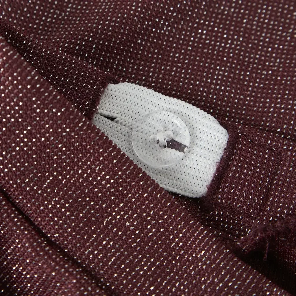 Broek glitter BOOTCUT Roisin (burgundy)