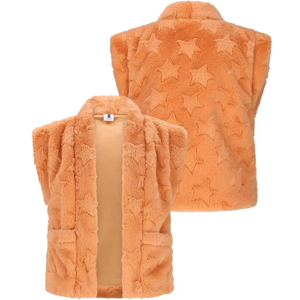 Gilet Georgie teddy (tangerine)