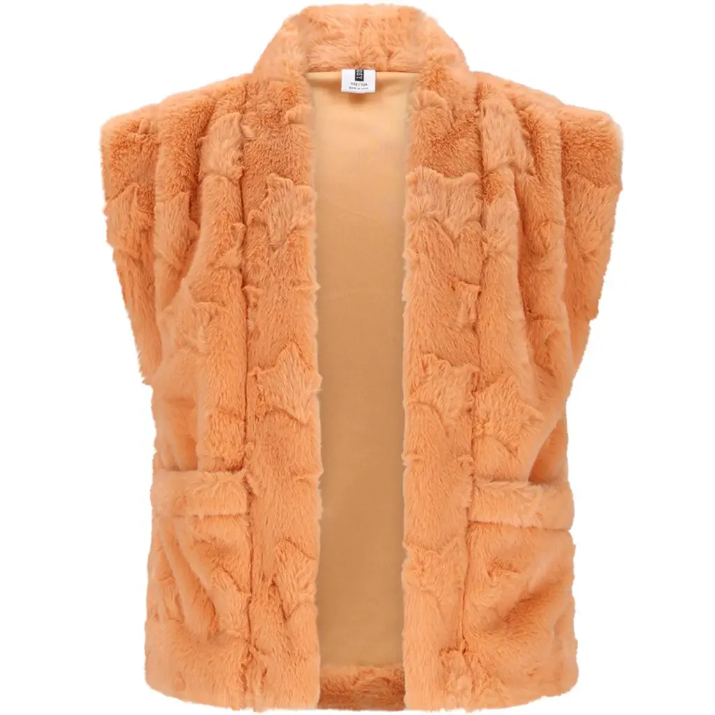 Gilet Georgie teddy (tangerine)