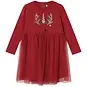 Name It KERST jurk Jul (jester red)