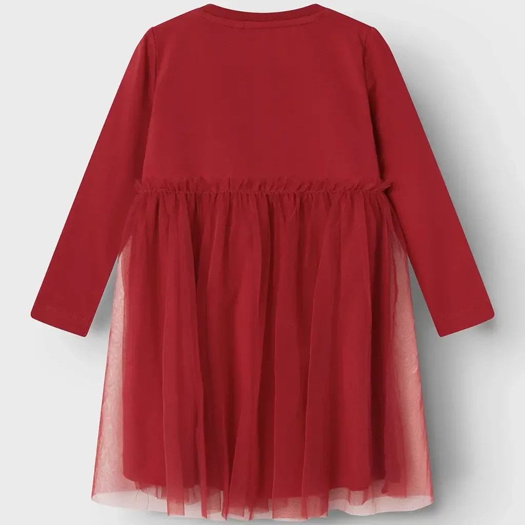 KERST jurk Jul (jester red)