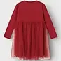 Name It KERST jurk Jul (jester red)