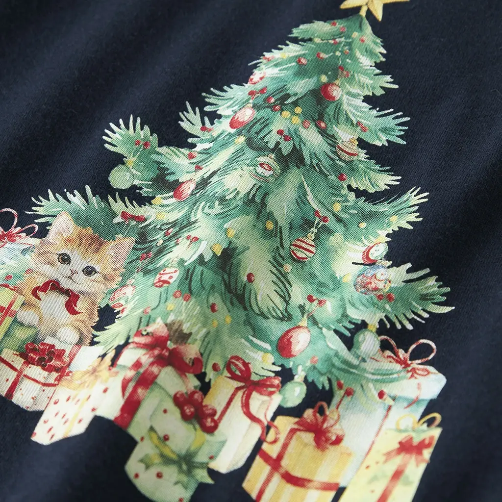 KERST longsleeve Vosmas (navy blazer xmas tree)