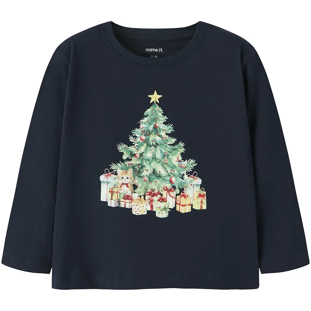 KERST longsleeve Vosmas (navy blazer xmas tree)