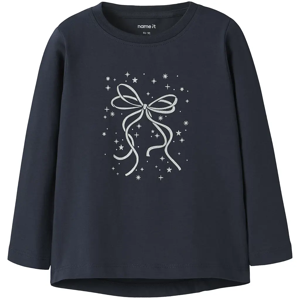 Longsleeve Viparty (navy blazer stars bow)
