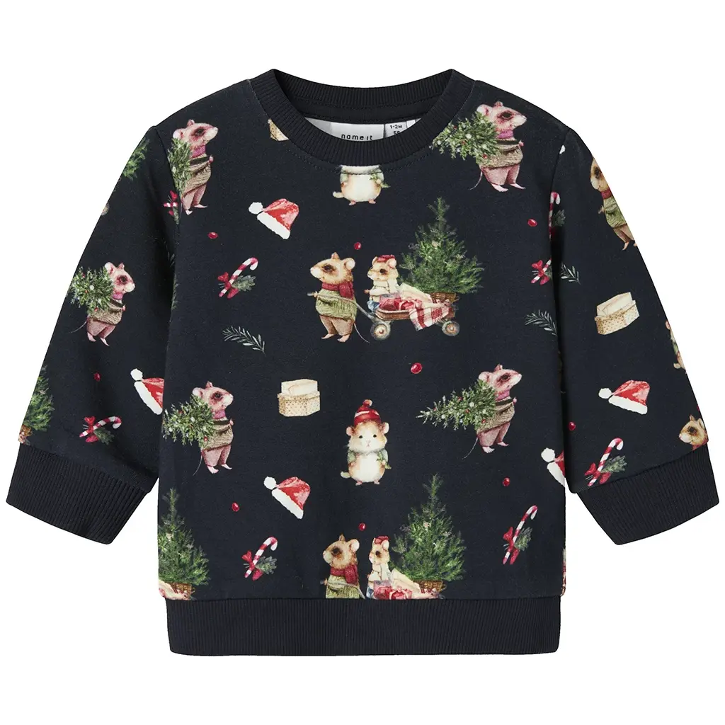 KERST truitje sweat Renu (navy blazer)