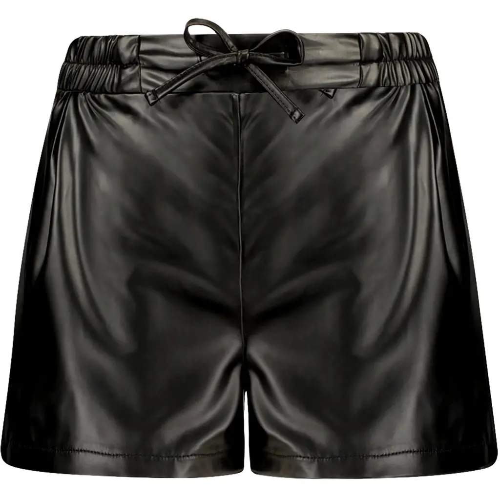 Kort broekje Pam fake leather (black)