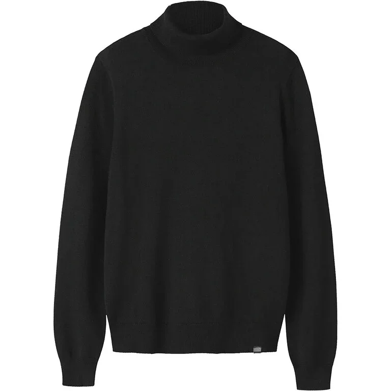 Dun truitje turtleneck (black)