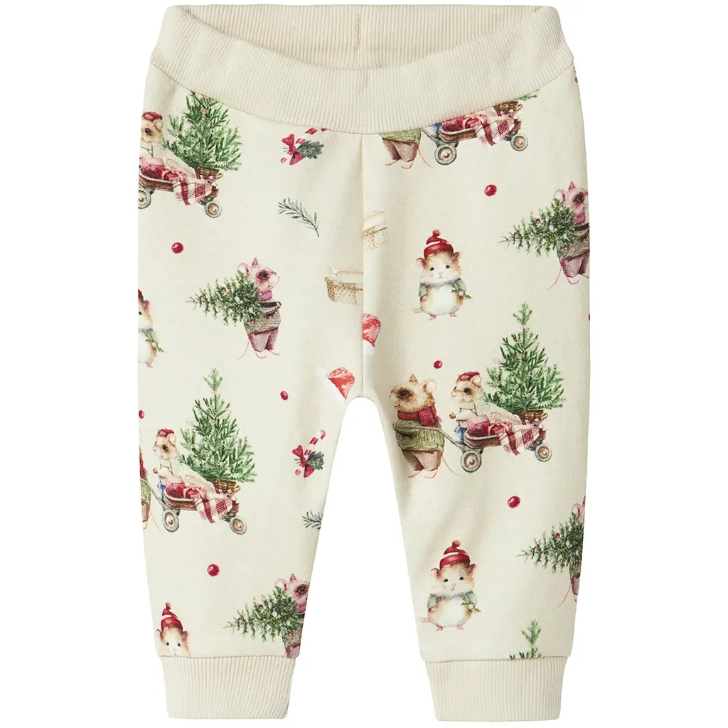 KERST joggingbroekje Renu (peyote melange)