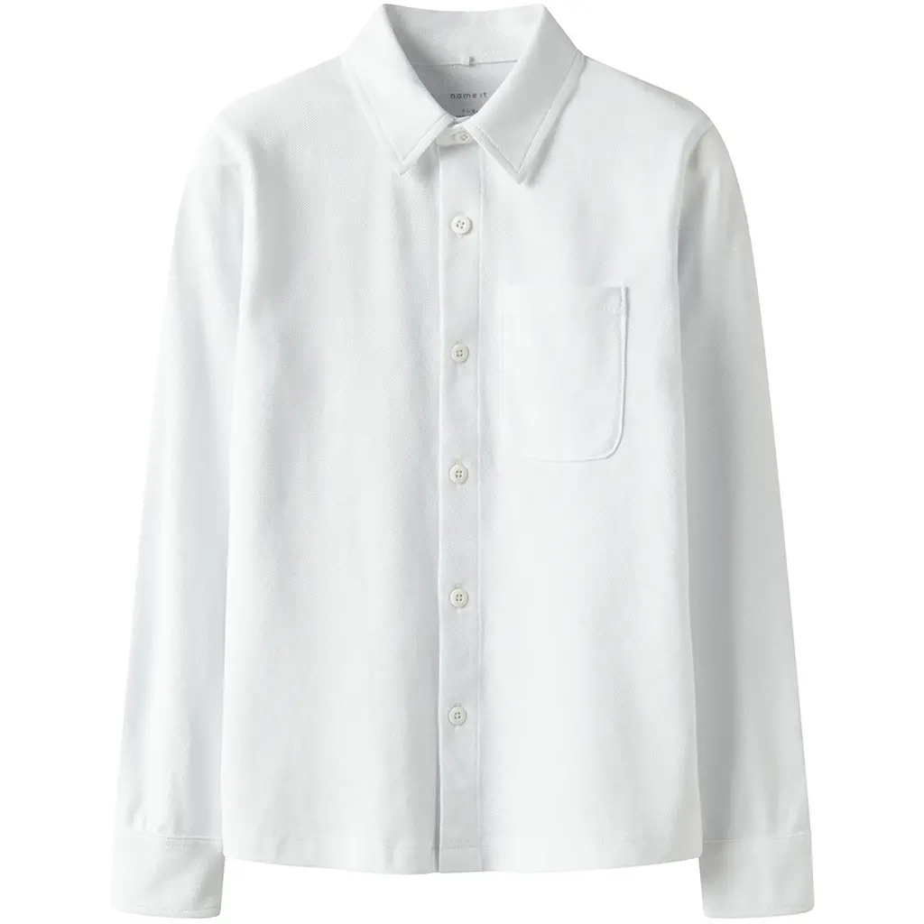 Overhemd jersey Ron (bright white)