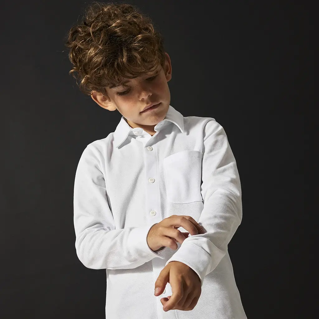 Overhemd jersey Ron (bright white)