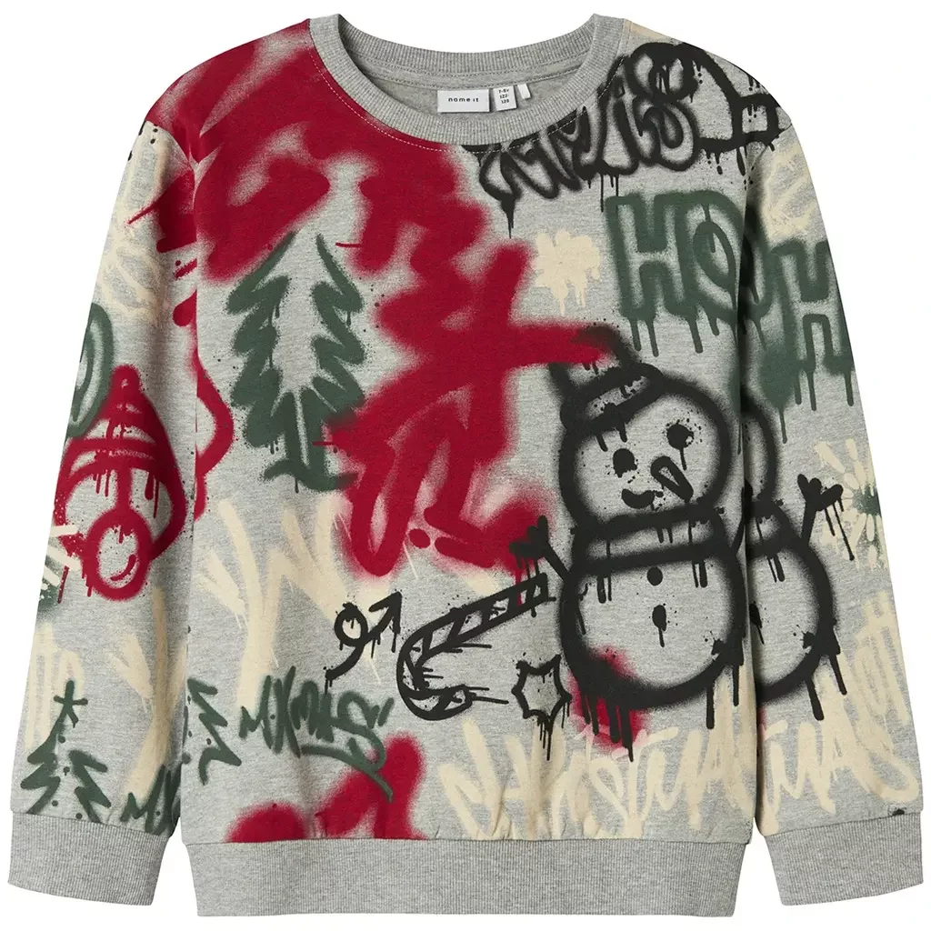 KERST trui Rallo (grey melange)