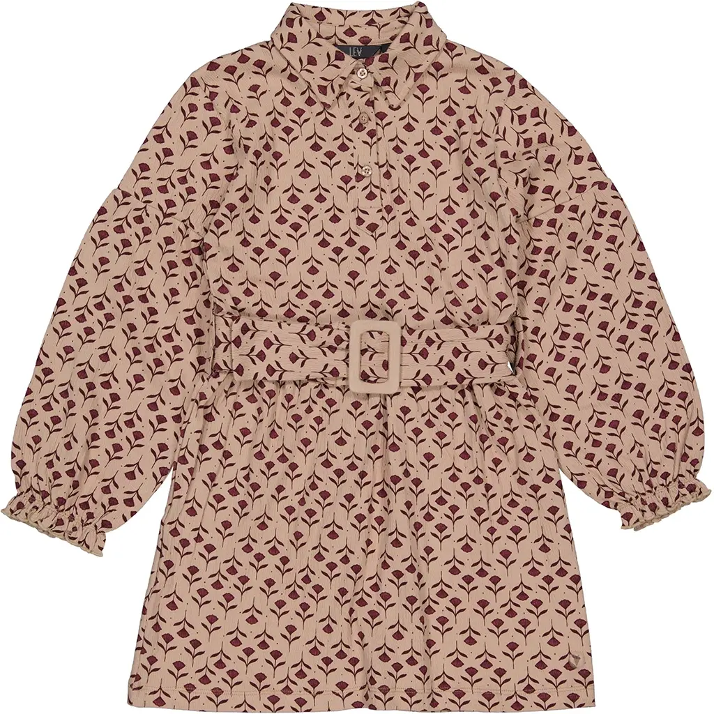 Jurk Valente (aop sand flower)