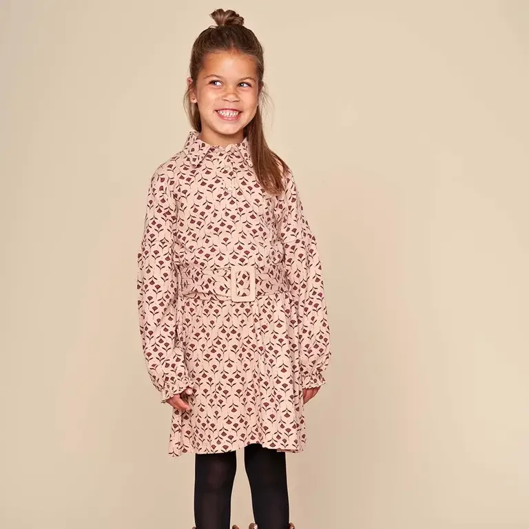 Jurk Valente (aop sand flower)