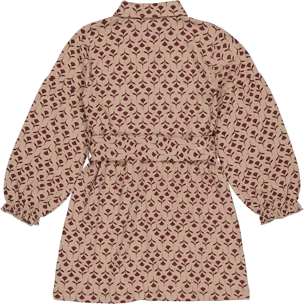 Jurk Valente (aop sand flower)